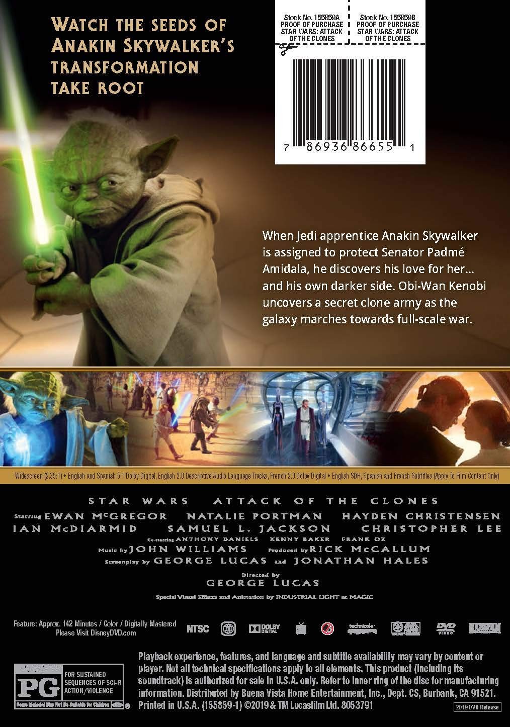 STAR WARS - ATTACK OF THE CLONES - EPISODE II - Imagen 2