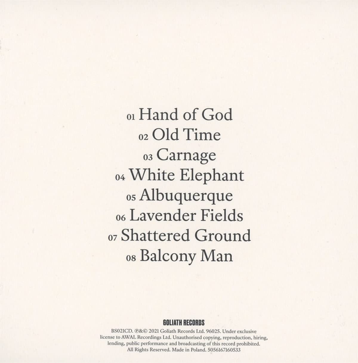 NICK CAVE & WARREN ELLIS - CARNAGE