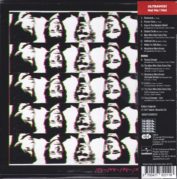 ULTRAVOX - HA HA HA - Imagen 2