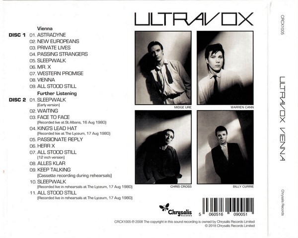 ULTRAVOX - VIENNA - Imagen 2