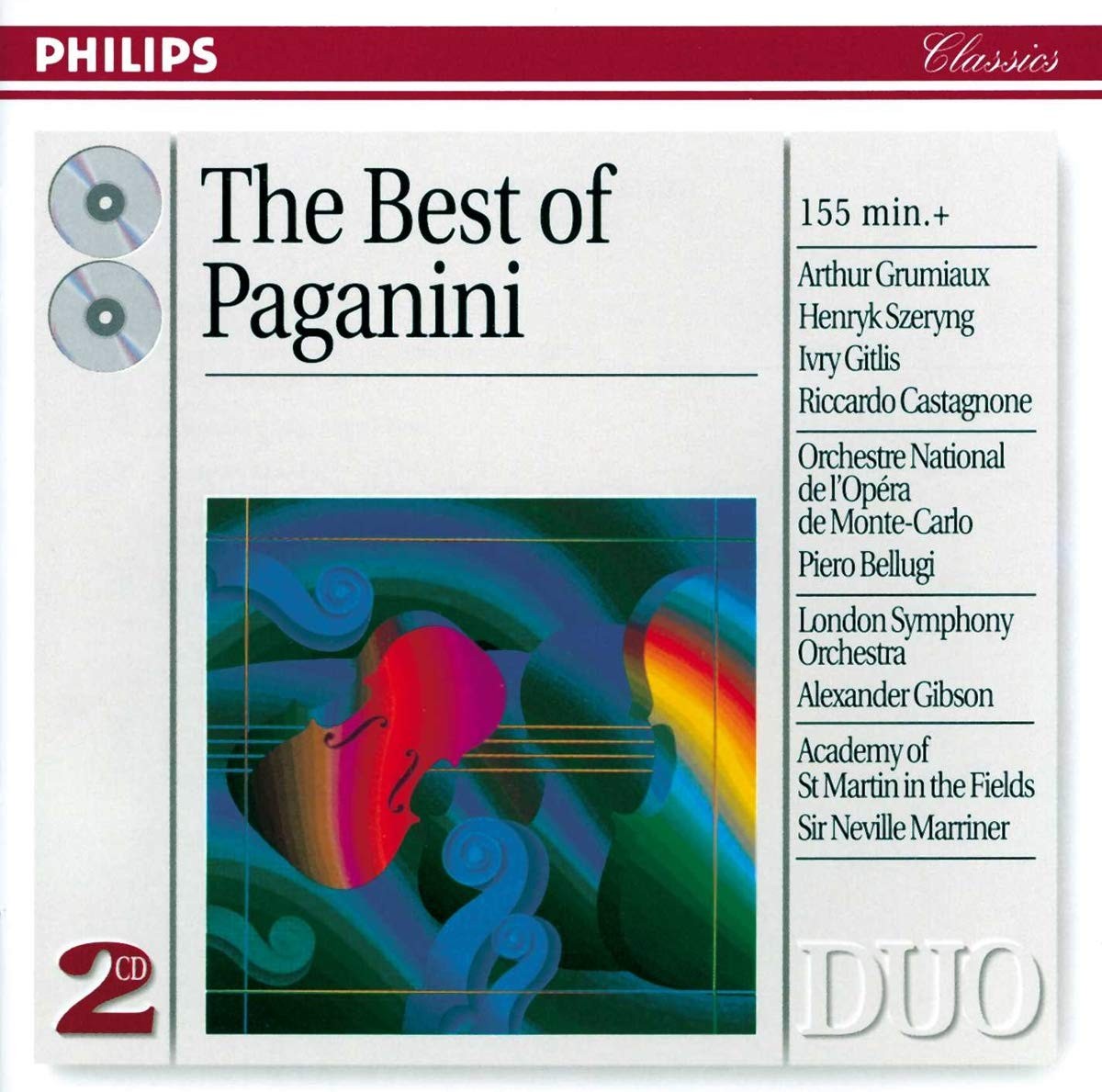 THE BEST OF PAGANINI - VARIOS ARTISTAS