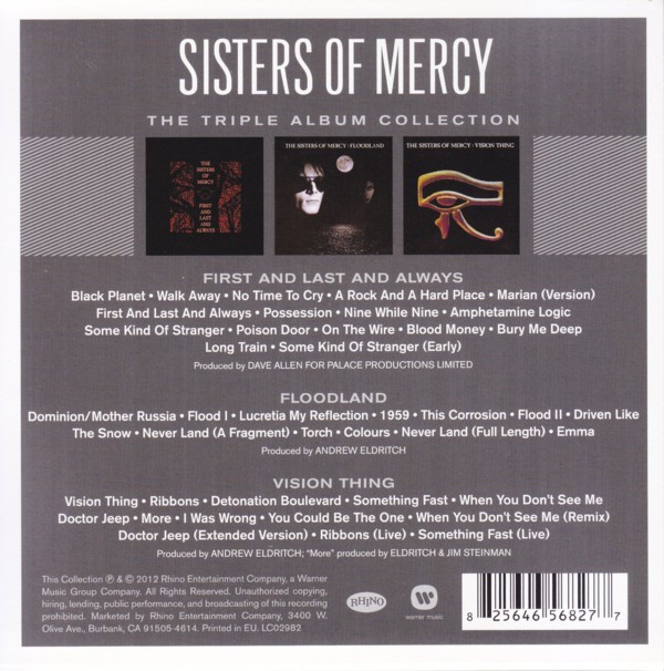 THE SISTERS OF MERCY - THE TRIPLE ALBUM COLLECTION - Imagen 2