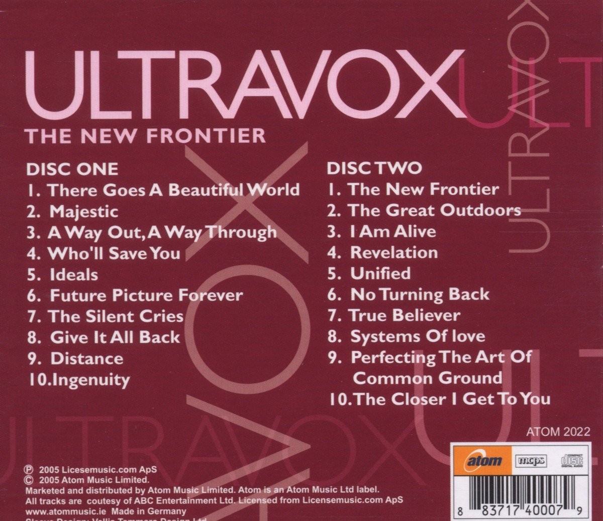 ULTRAVOX - THE NEW FRONTIER - Imagen 2
