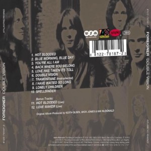 FOREIGNER - DOUBLE VISION