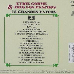 EYDIE GORME & THE TRIO LOS PANCHOS - 18 GRANDES EXITOS