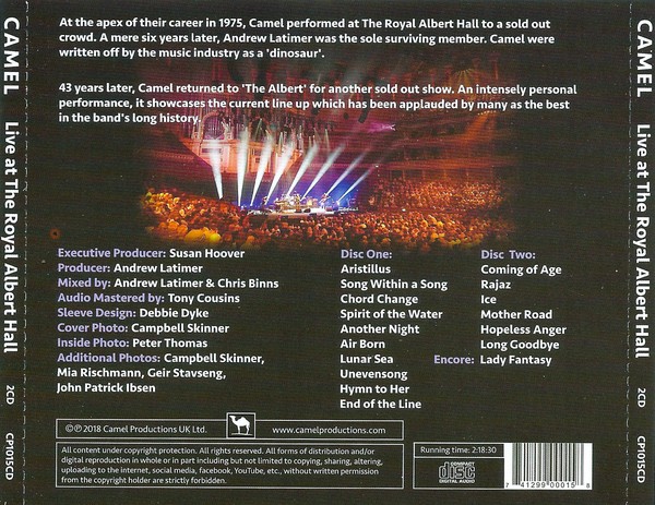 CAMEL - LIVE AT THE ROYAL ALBERT HALL - Imagen 2