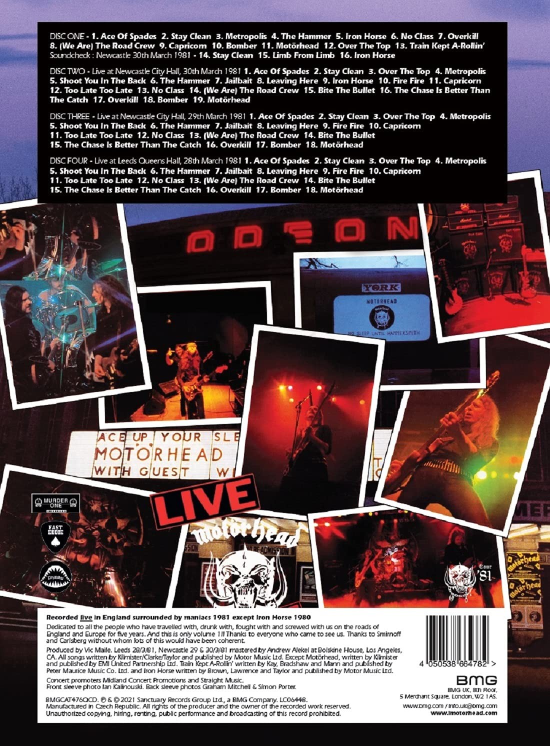 MOTORHEAD - NO SLEEP TIL HAMMERSMITH - Imagen 2