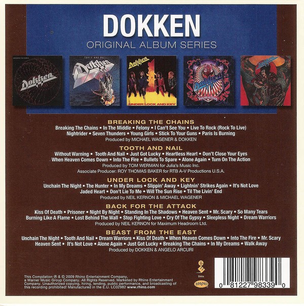 DOKKEN - ORIGINAL ALBUM SERIES - Imagen 2
