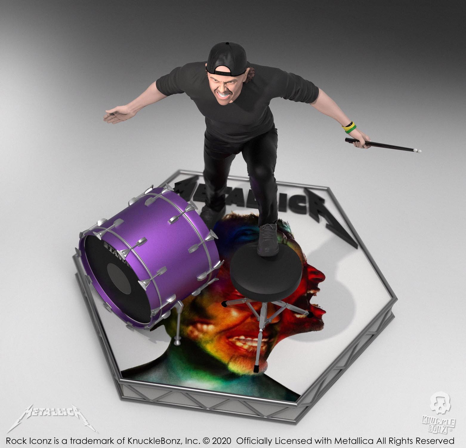 LARS ULRICH - METALLICA / ROCK ICONZ STATUE - Imagen 2