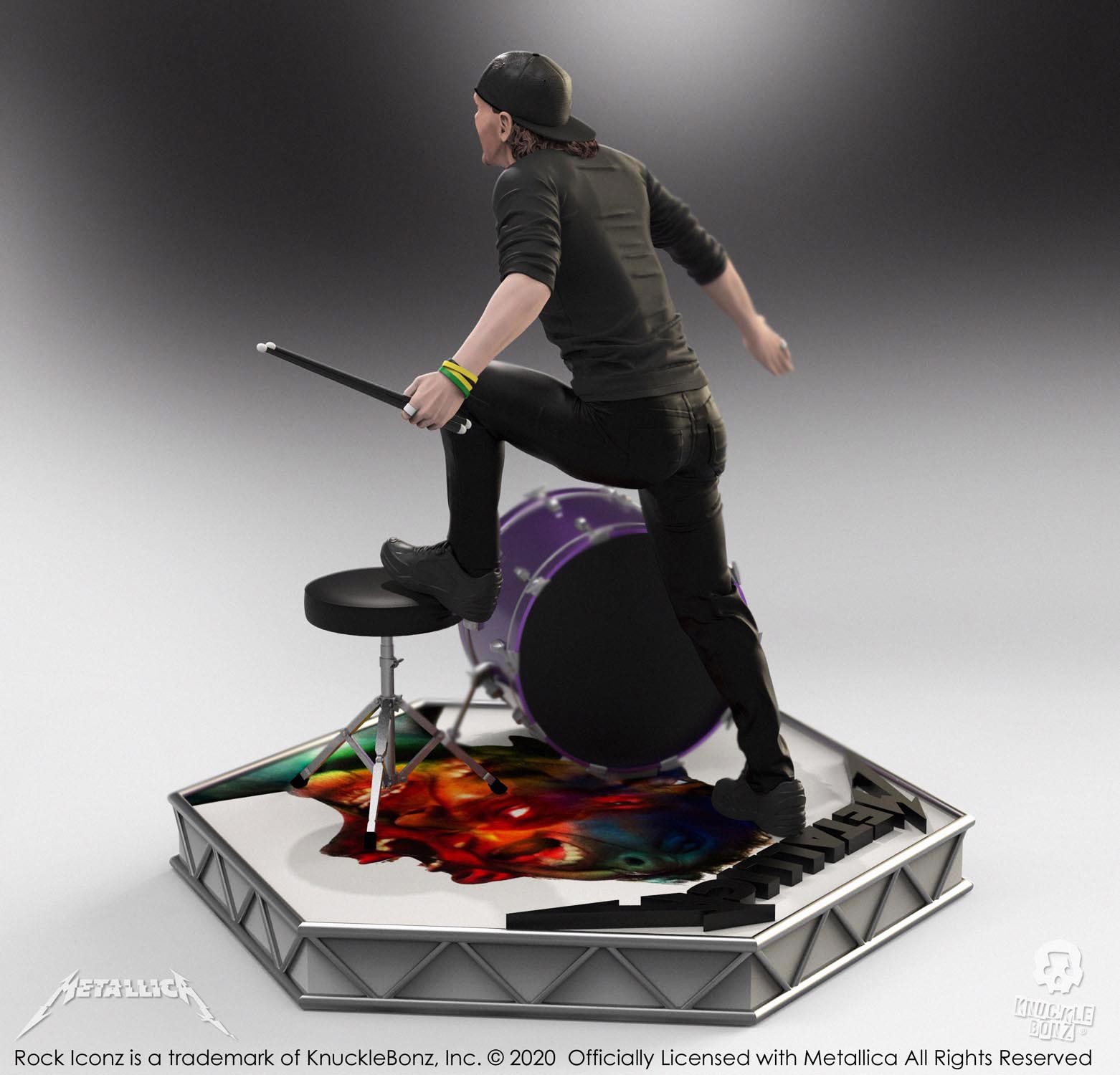 LARS ULRICH - METALLICA / ROCK ICONZ STATUE - Imagen 3