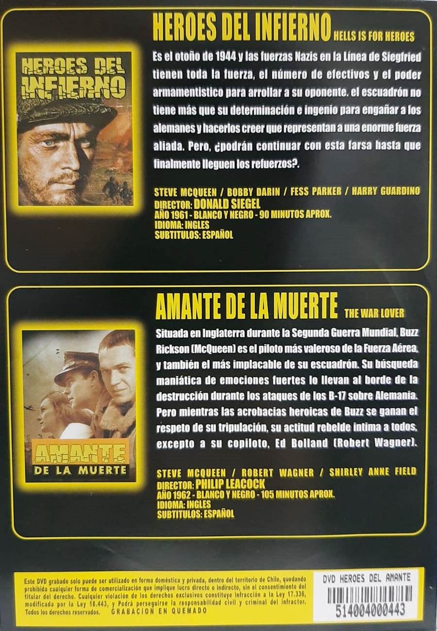 HEROES DEL INFIERNO / AMANTE DE LA MUERTE - Imagen 2
