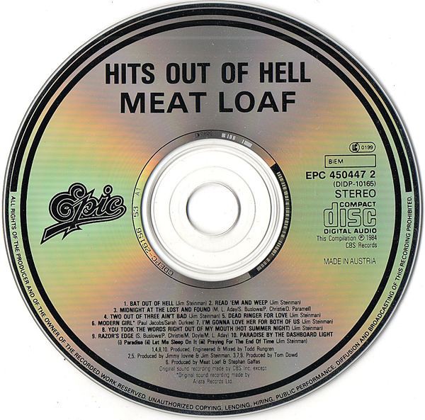 MEAT LOAF - HITS OUT HELL - Imagen 2