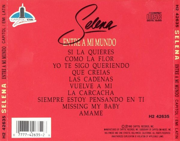 SELENA - ENTRE A MI MUNDO - Imagen 2