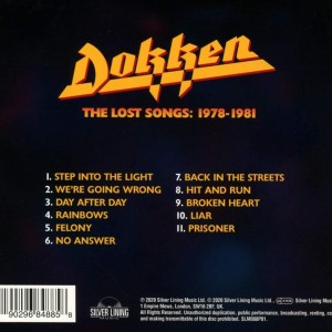 DOKKEN - THE LOST SONGS 1978-1981