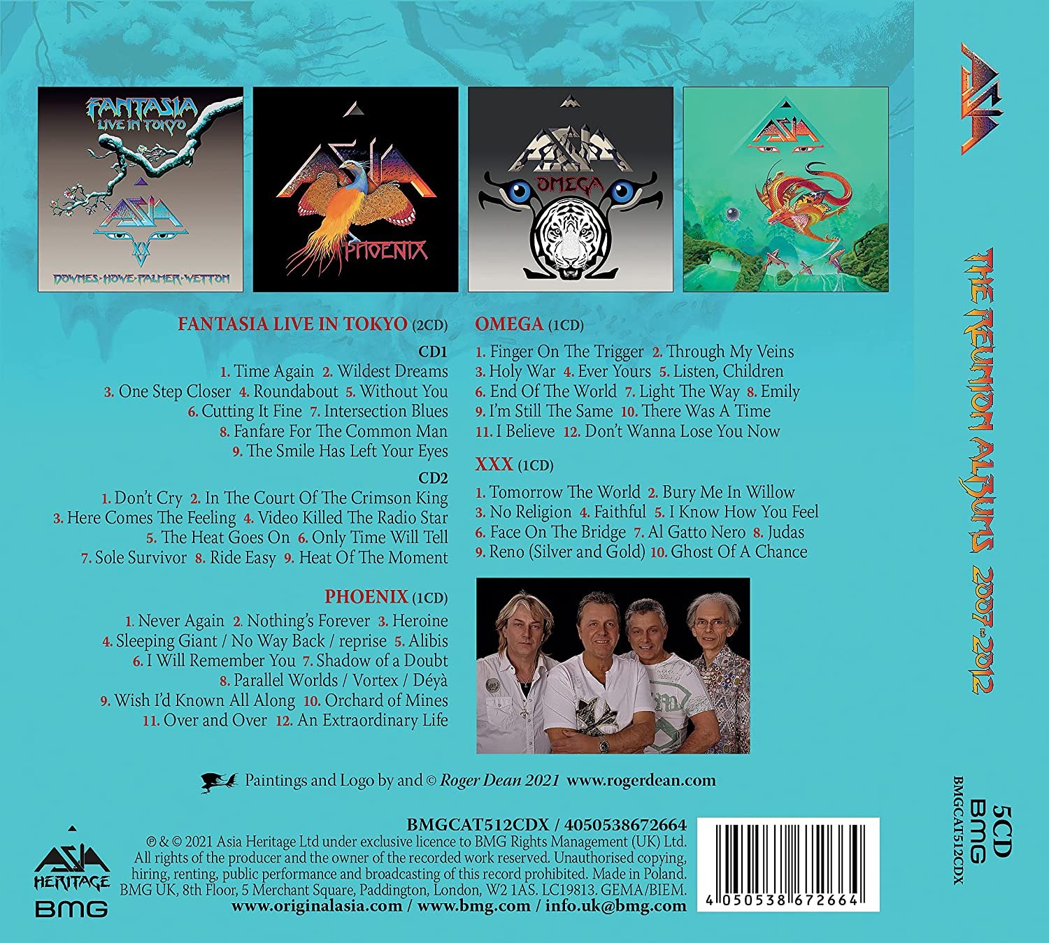 ASIA - THE REUNION ALBUMS 2007-2012 - Imagen 3