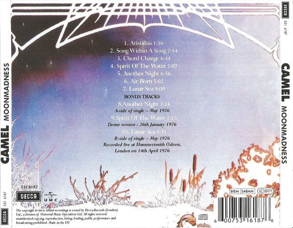 CAMEL - MOONMADNESS - Imagen 2