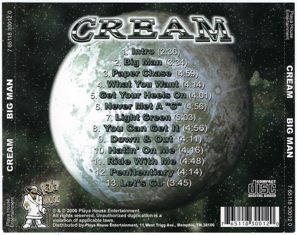 CREAM - BIG MAN - Imagen 2