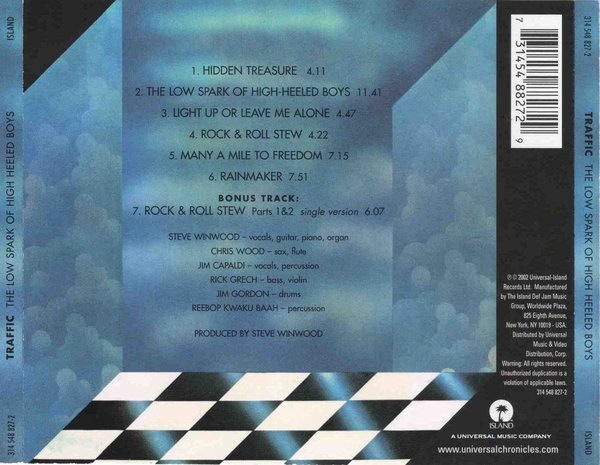 TRAFFIC - THE LOW SPARK OF HIGH HEELED BOYS - Imagen 2