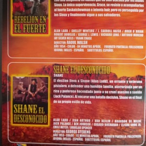 REBELION EN EL FUERTE / SHANE EL DESCONOCIDO