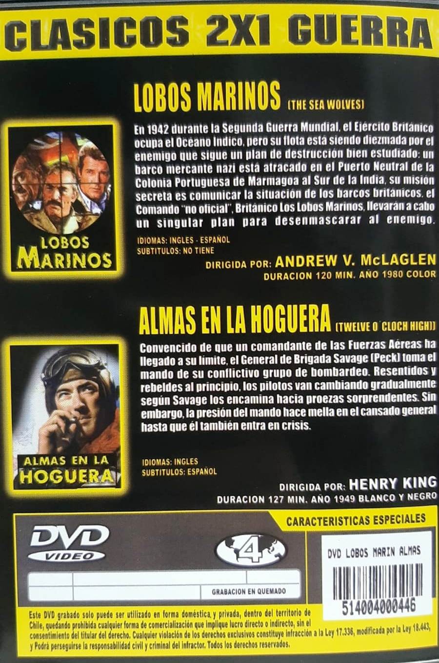 LOBOS MARINOS / ALMAS EN LA HOGUERA - Imagen 2