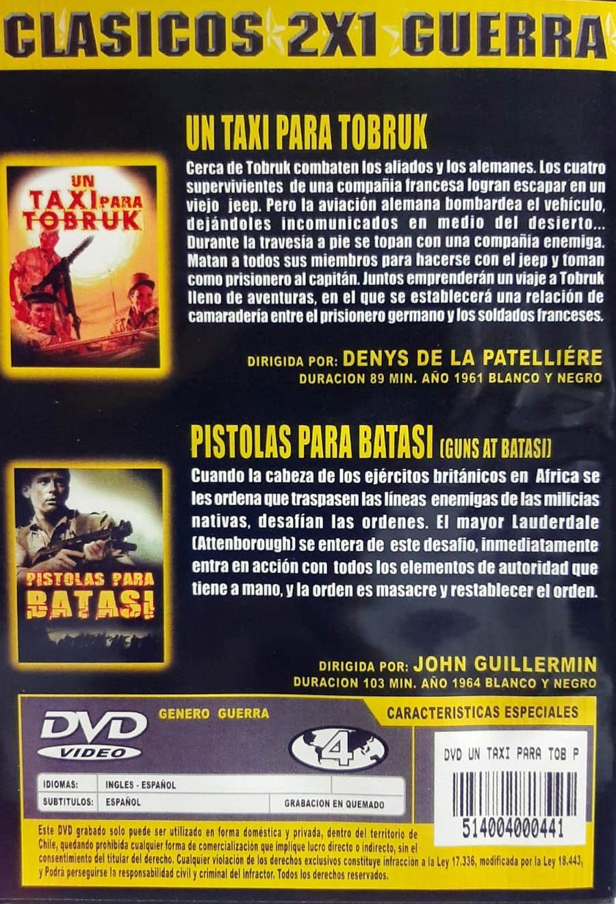 UN TAXI PARA TOBRUK / PISTOLAS PARA BATASI - Imagen 2