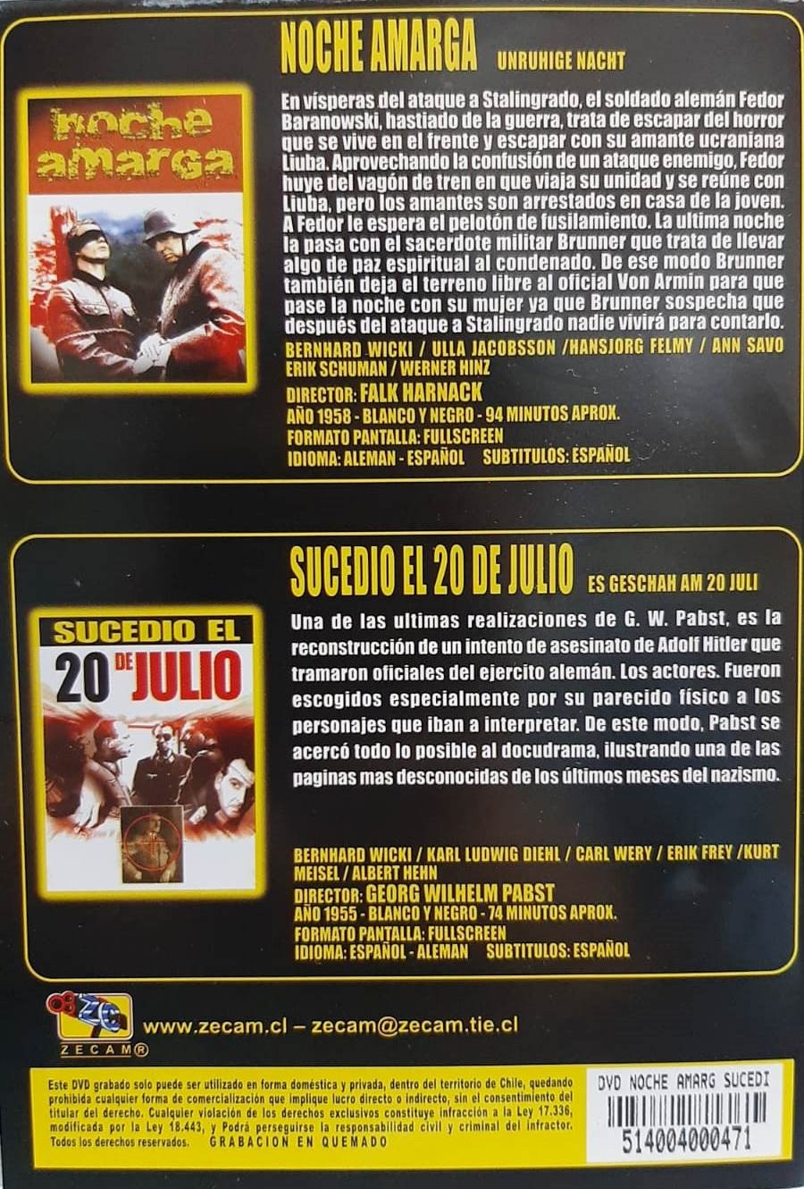 NOCHE AMARGA / SUCEDIO EL 20 DE JULIO - Imagen 2