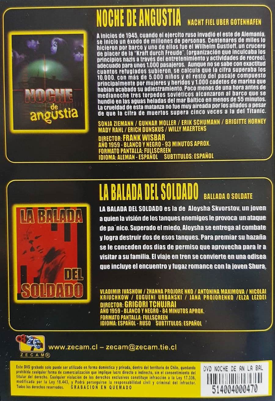 NOCHE DE ANGUSTIA / LA BALADA DEL SOLDADO - Imagen 2