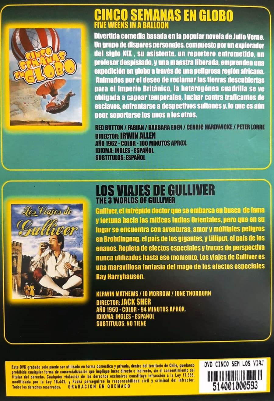 CINCO SEMANAS EN GLOBO / LOS VIAJES GULLIVER - Imagen 2