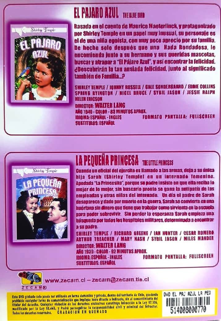 EL PAJARO AZUL / LA PEQUEÑA PRINCESA - Imagen 2