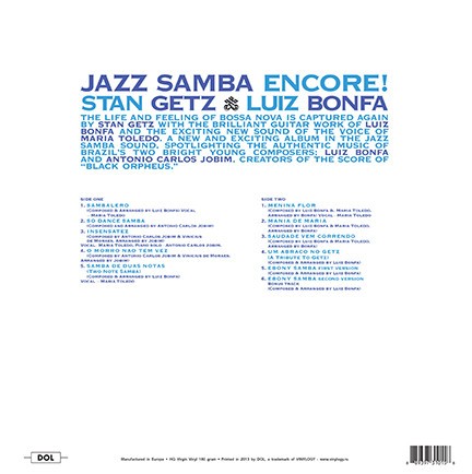 STAN GETZ / LIUZ BONFA - JAZZ SAMBA ENCORE ! - Imagen 2