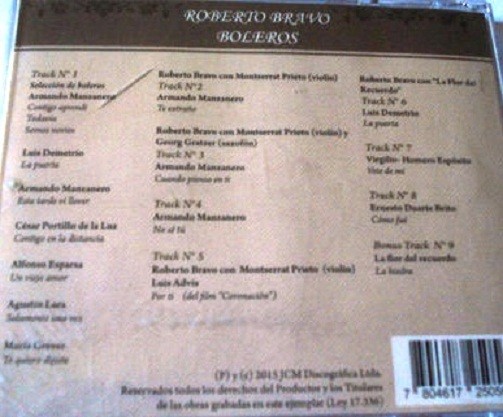 ROBERTO BRAVO - BOLEROS - Imagen 2