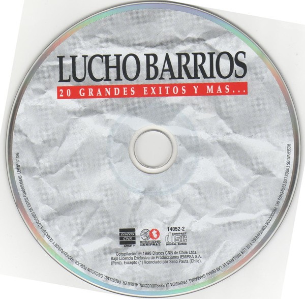 LUCHO BARRIOS - 20 GRANDES EXITOS Y MAS - Imagen 2