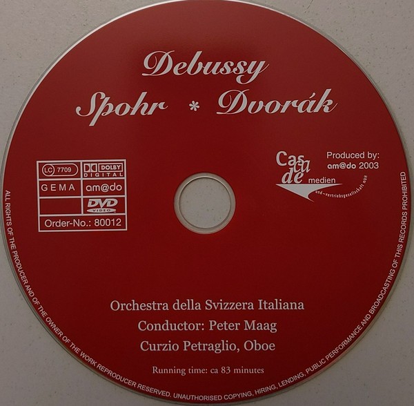 DEBUSSY - SPOHR - DVORAK - Imagen 3