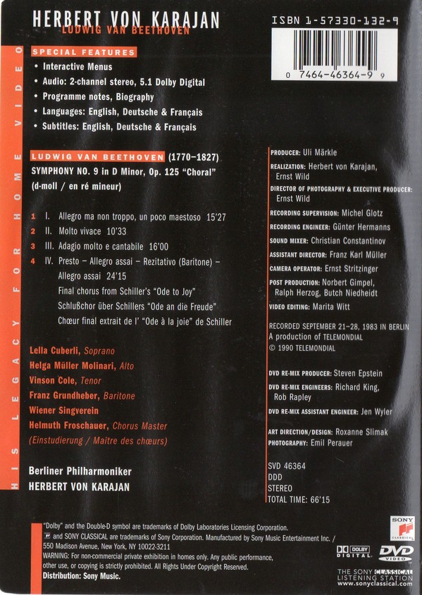 HERBERT VON KARAJAN -BERLINER PHILARMONIKER - Imagen 2