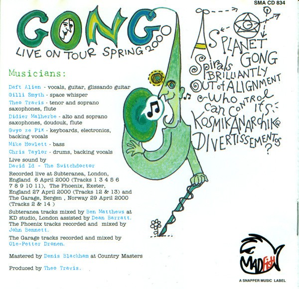 GONG - LIVE 2 INFINITEA - Imagen 3