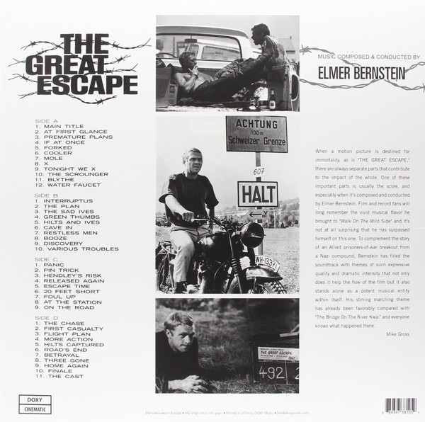 ELMER BERNSTEIN - THE GREAT ESCAPE - SOUNDTRACK - Imagen 2