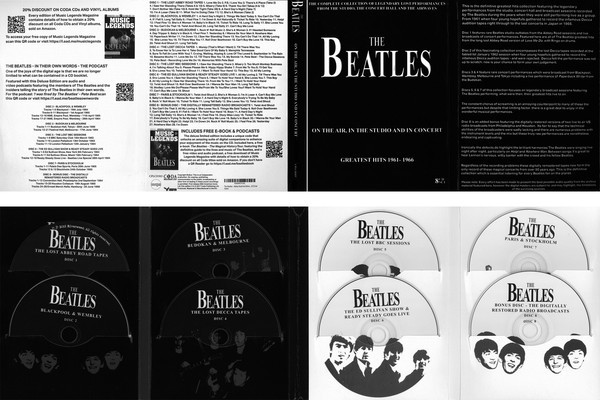 THE BEATLES - ON THE AIR IN THE STUDIO & IN CONCERT - GREATEST HITS 1961-1966 - Imagen 2