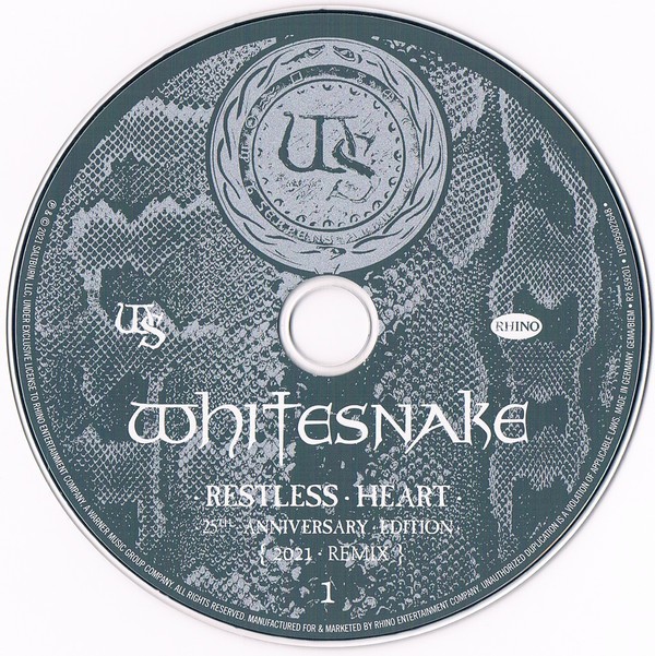 WHITESNAKE - RESTLESS HEART - 25th ANNIVERSARY EDITION - Imagen 2