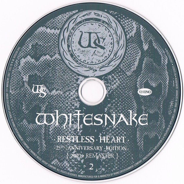 WHITESNAKE - RESTLESS HEART - 25th ANNIVERSARY EDITION - Imagen 3