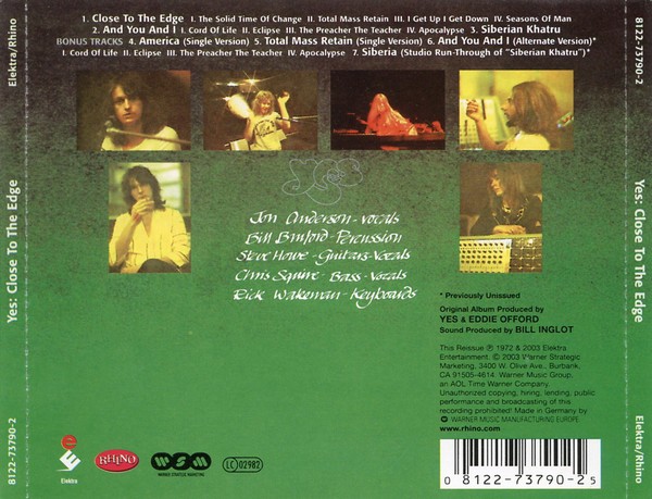 YES - CLOSE TO THE EDGE - Imagen 2