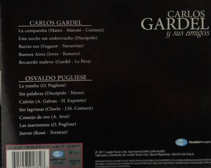CARLOS GARDEL - CARLOS GARDEL Y SUS AMIGOS - PUGLIESE - Imagen 2