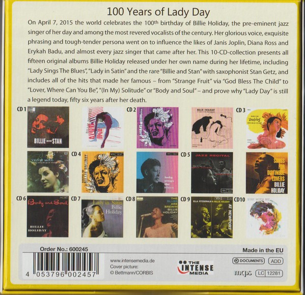 BILLIE HOLIDAY - 100 YEARS OF LADY DAY - Imagen 2