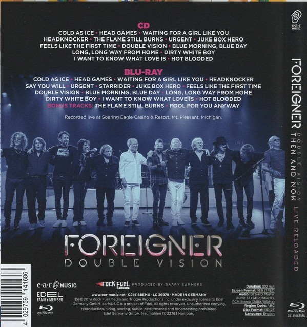 FOREIGNER - DOUBLE VISION - THEN AND NOW - Imagen 2