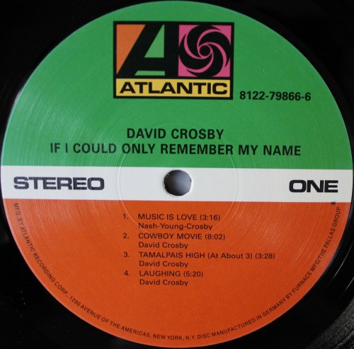 DAVID CROSBY - IF I COULD ONLY REMEMBER MY NAME - Imagen 3