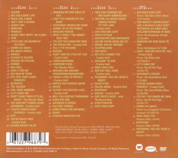 FRANKIE VALLI & THE 4 SEASONS - JERSEY BEAT - THE MUSIC OF FRANKIE VALLI & THE 4 SEASONS - Imagen 2