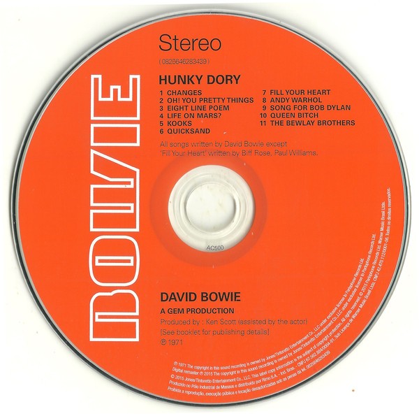 DAVID BOWIE - HUNKY DORY - Imagen 2
