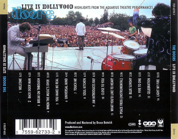 THE DOORS- LIVE IN HOLLYWOOD - Imagen 2