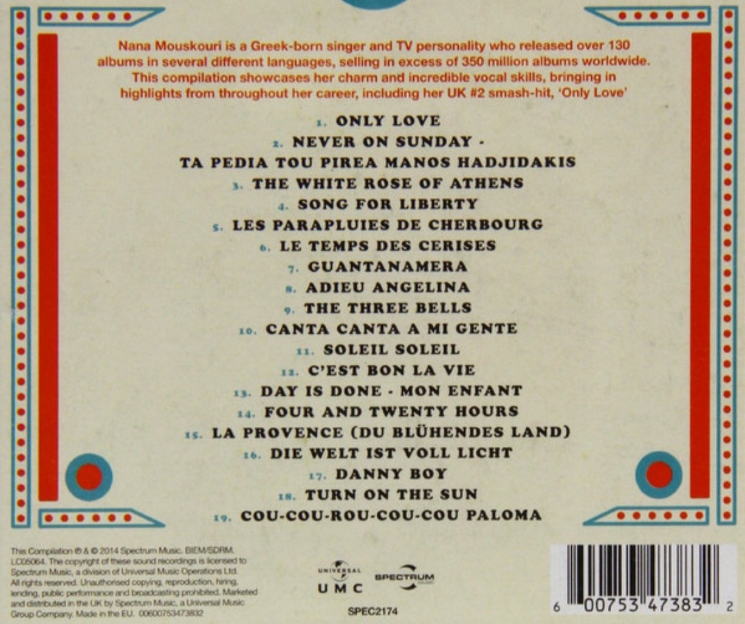 NANA MOUSKOURI - THE WHITE ROSE OF ATHENS - THE BEST OF - Imagen 2