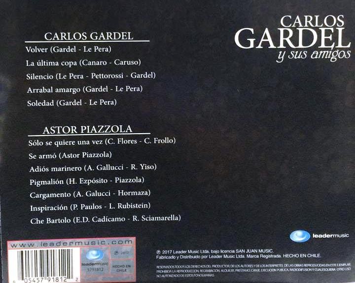 CARLOS GARDEL - CARLOS GARDEL Y SUS AMIGOS - PIAZZOLA - Imagen 2