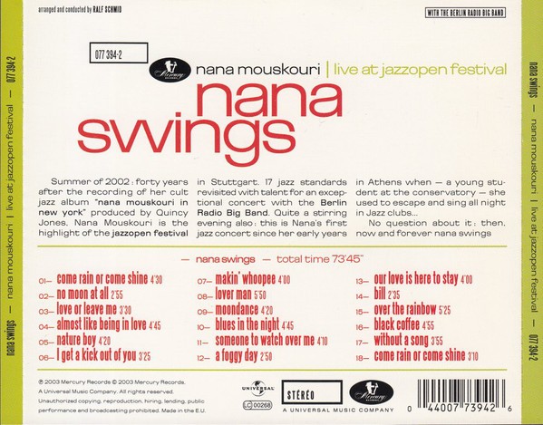 NANA MOUSKOURI - NANA SWINGS - Imagen 2